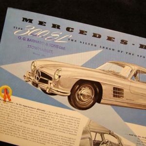 Mercedes-Benz 300SL Gullwing Brochure 1954
