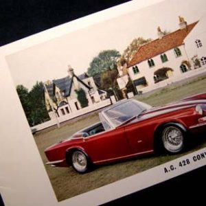 AC 428 Convertible Brochure 1966
