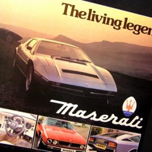Maserati Brochure 1977